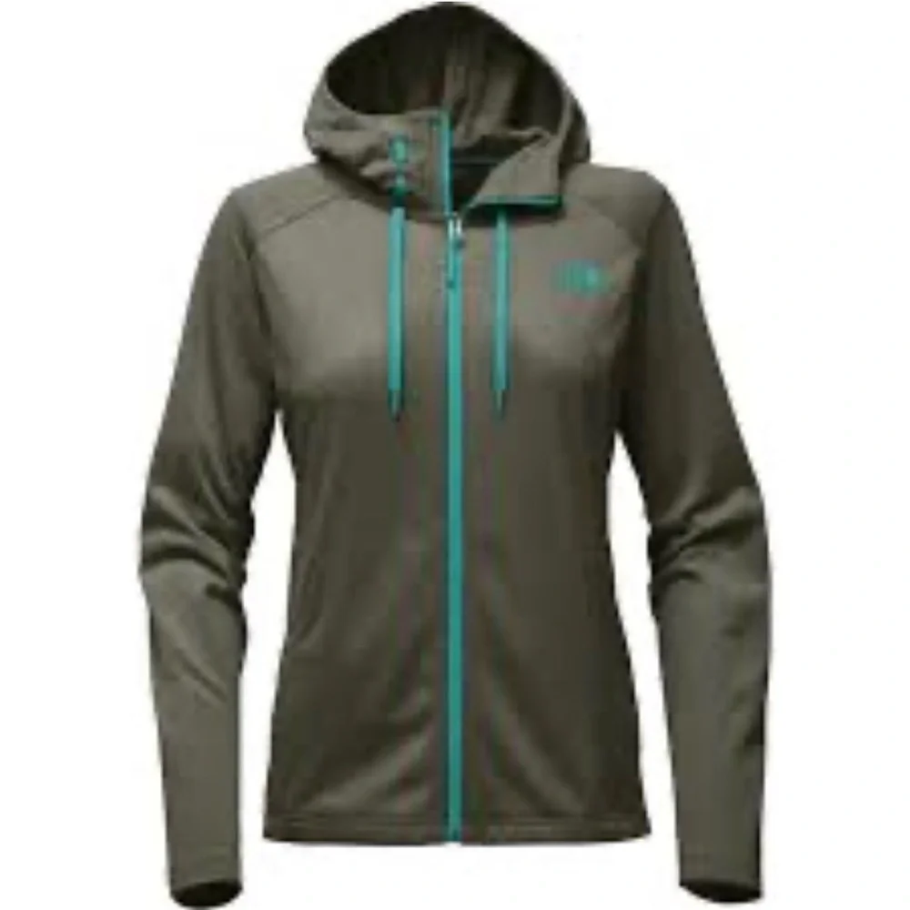 The North Face Mezzaluna fleece Hoodie size Large